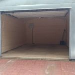 Оцинкованный гараж с подъемными воротами